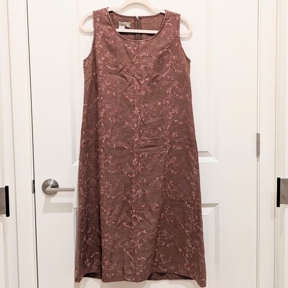 The territory ahead 100% linen dress